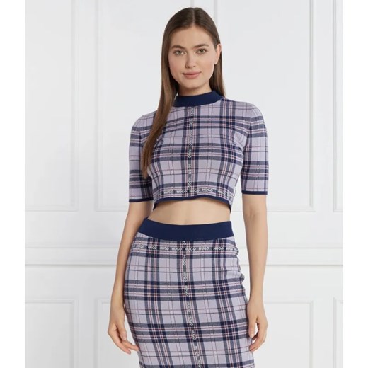HUGO Top Sloquita | Regular Fit ze sklepu Gomez Fashion Store w kategorii Bluzki damskie - zdjęcie 184324530