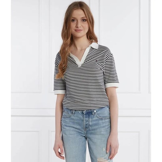 Tommy Hilfiger Polo LYOCELL | Relaxed fit ze sklepu Gomez Fashion Store w kategorii Bluzki damskie - zdjęcie 184324590