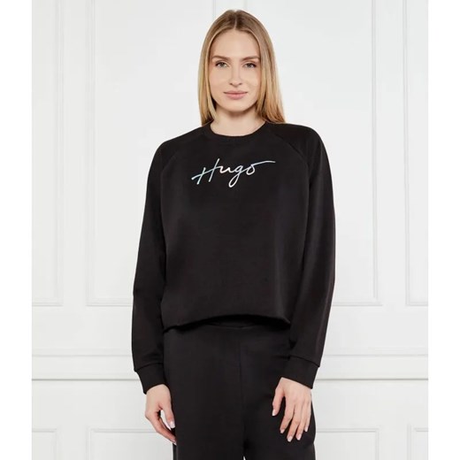 HUGO Bluza Darace | Loose fit ze sklepu Gomez Fashion Store w kategorii Bluzy damskie - zdjęcie 184324610