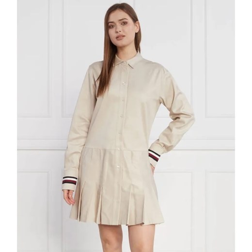 Tommy Hilfiger Sukienka GLOBAL STP SHORT LS ze sklepu Gomez Fashion Store w kategorii Sukienki - zdjęcie 184324680