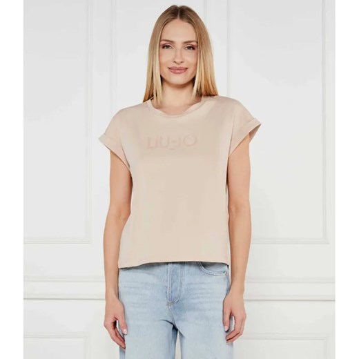 Liu Jo Sport T-shirt | Regular Fit ze sklepu Gomez Fashion Store w kategorii Bluzki damskie - zdjęcie 184324703
