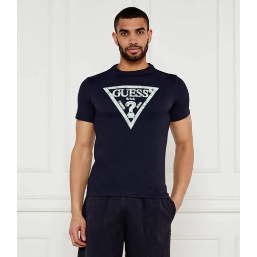 GUESS T-shirt | Slim Fit ze sklepu Gomez Fashion Store w kategorii T-shirty męskie - zdjęcie 184324704