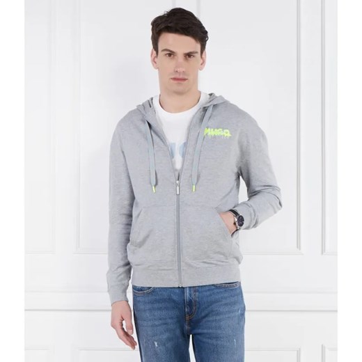 Hugo Bodywear Bluza Logo Jacket Hood | Classic fit ze sklepu Gomez Fashion Store w kategorii Bluzy męskie - zdjęcie 184324720