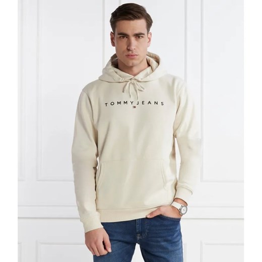 Tommy Jeans Bluza LINEAR LOGO HOODIE EXT | Regular Fit ze sklepu Gomez Fashion Store w kategorii Bluzy męskie - zdjęcie 184324734