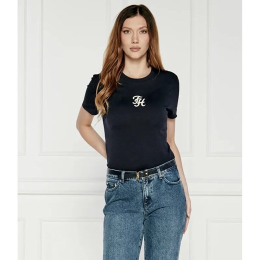 Tommy Hilfiger T-shirt | Slim Fit ze sklepu Gomez Fashion Store w kategorii Bluzki damskie - zdjęcie 184324763