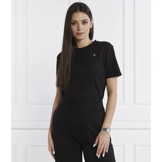 Calvin Klein Jeans T-shirt | Regular Fit ze sklepu Gomez Fashion Store w kategorii Bluzki damskie - zdjęcie 184324784