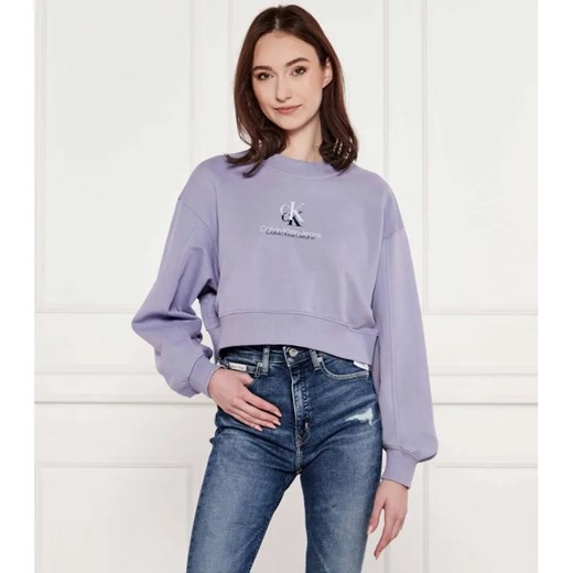 Calvin Klein Jeans Bluza | Cropped Fit ze sklepu Gomez Fashion Store w kategorii Bluzy damskie - zdjęcie 184324791