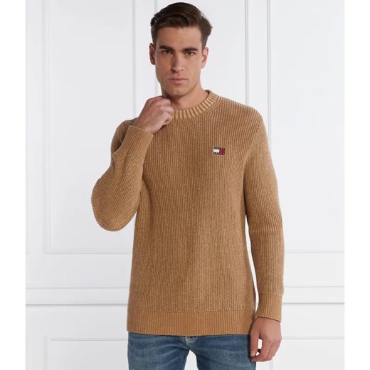 Tommy Jeans Sweter TONAL XS BADGE | Regular Fit Tommy Jeans L okazja Gomez Fashion Store