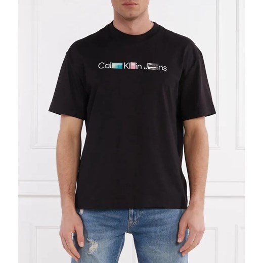 Calvin Klein Jeans T-shirt PHOTOPRINT INSTITUTIONAL | Relaxed fit ze sklepu Gomez Fashion Store w kategorii T-shirty męskie - zdjęcie 184324804