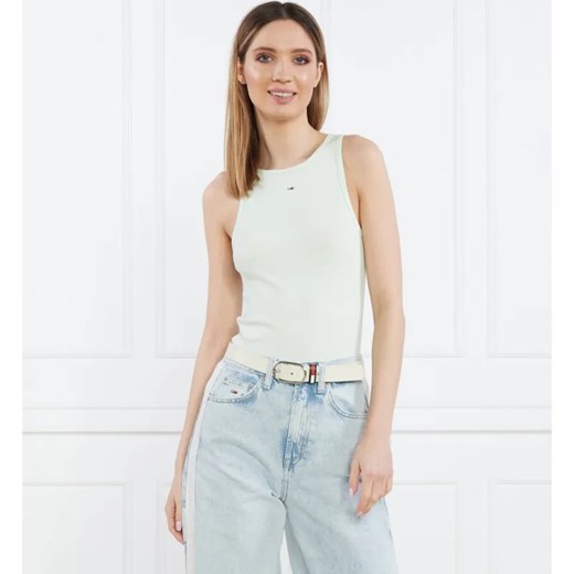 Tommy Jeans Top TJW ESSENTIAL RIB TANK | Slim Fit Tommy Jeans M Gomez Fashion Store okazja