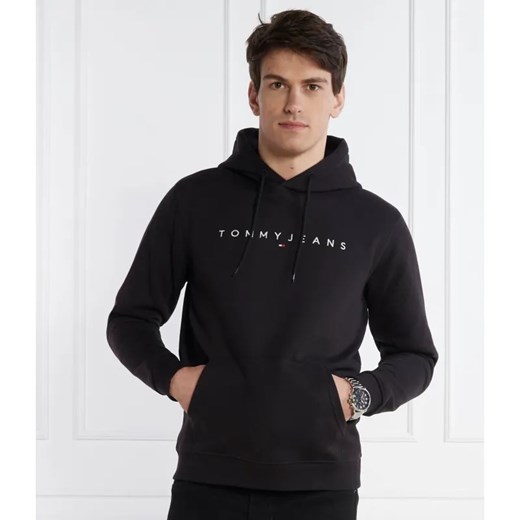Tommy Jeans Bluza LINEAR LOGO HOODIE EXT | Regular Fit ze sklepu Gomez Fashion Store w kategorii Bluzy męskie - zdjęcie 184324922