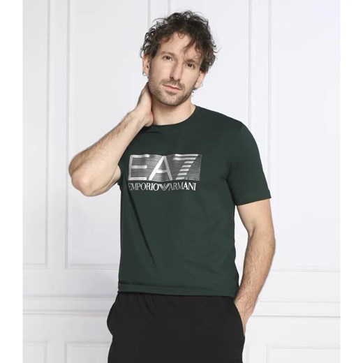 EA7 T-shirt | Regular Fit ze sklepu Gomez Fashion Store w kategorii T-shirty męskie - zdjęcie 184325020