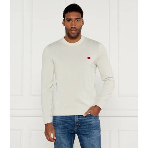 HUGO Sweter San Cassius | Regular Fit ze sklepu Gomez Fashion Store w kategorii Swetry męskie - zdjęcie 184325030