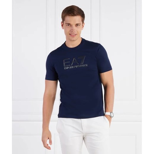 EA7 T-shirt | Regular Fit ze sklepu Gomez Fashion Store w kategorii T-shirty męskie - zdjęcie 184325071