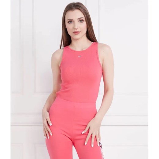 Tommy Jeans Top TJW ESSENTIAL RIB TANK | Slim Fit Tommy Jeans XS okazja Gomez Fashion Store