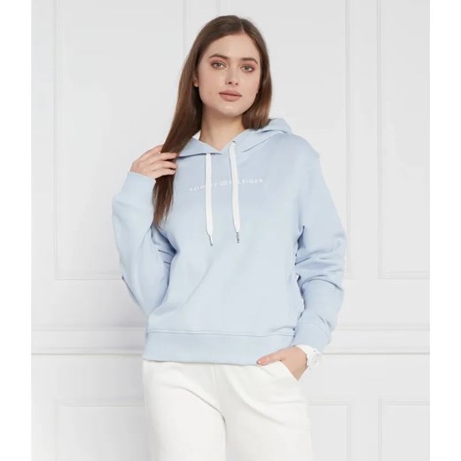 Tommy Hilfiger Bluza REG FROSTED CORP LOGO | Regular Fit ze sklepu Gomez Fashion Store w kategorii Bluzy damskie - zdjęcie 184325152
