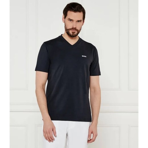 BOSS GREEN T-shirt Tee V | Regular Fit | stretch ze sklepu Gomez Fashion Store w kategorii T-shirty męskie - zdjęcie 184325153