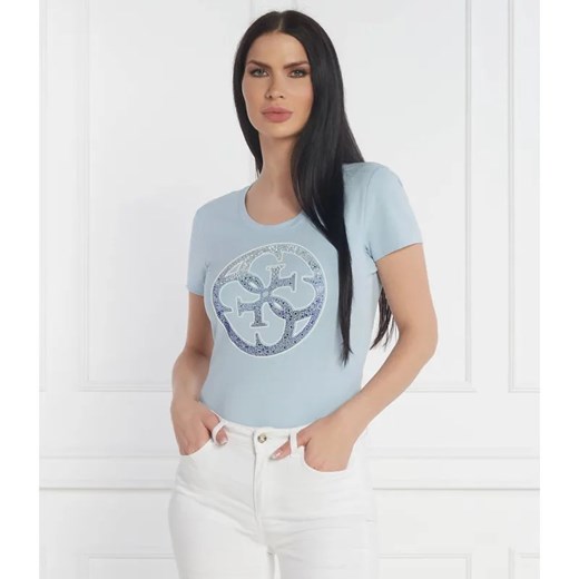 GUESS T-shirt | Slim Fit ze sklepu Gomez Fashion Store w kategorii Bluzki damskie - zdjęcie 184325173