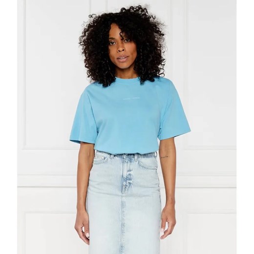 Samsøe Samsøe T-shirt Eira | Loose fit ze sklepu Gomez Fashion Store w kategorii Bluzki damskie - zdjęcie 184325260