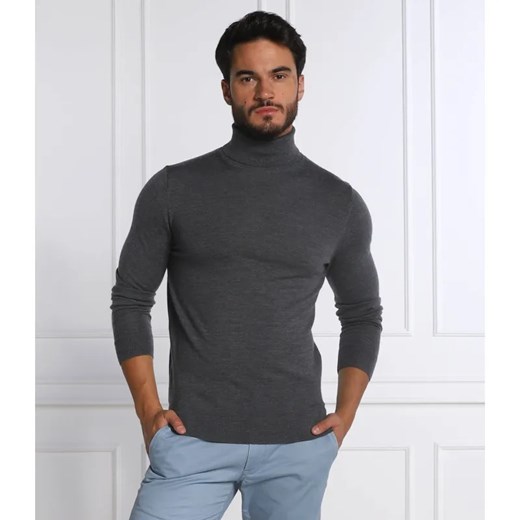 Calvin Klein Wełniany golf | Slim Fit ze sklepu Gomez Fashion Store w kategorii Swetry męskie - zdjęcie 184325330