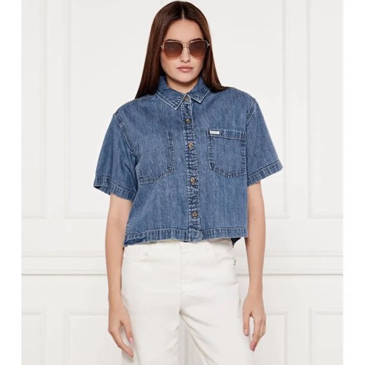 Guess Jeans Jeansowa koszula | Loose fit L wyprzedaż Gomez Fashion Store