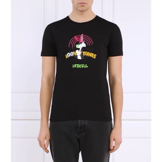 Iceberg T-shirt | Regular Fit ze sklepu Gomez Fashion Store w kategorii T-shirty męskie - zdjęcie 184325423