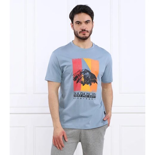 Napapijri T-shirt S-BOLIVAR SS | Regular Fit ze sklepu Gomez Fashion Store w kategorii T-shirty męskie - zdjęcie 184325451