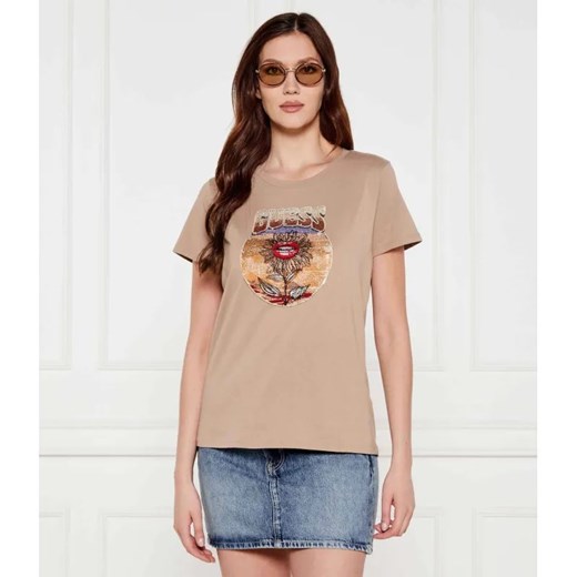 GUESS T-shirt | Regular Fit ze sklepu Gomez Fashion Store w kategorii Bluzki damskie - zdjęcie 184325474