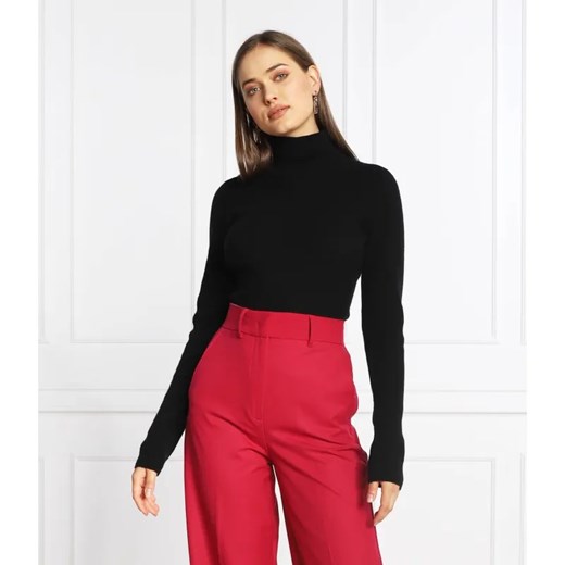 Trussardi Golf ARCHIVE RIBS | z dodatkiem wełny i kaszmiru ze sklepu Gomez Fashion Store w kategorii Swetry damskie - zdjęcie 184325493