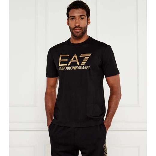 EA7 T-shirt | Regular Fit ze sklepu Gomez Fashion Store w kategorii T-shirty męskie - zdjęcie 184325522