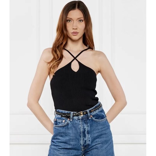 Samsøe Samsøe Top Sanina | Slim Fit ze sklepu Gomez Fashion Store w kategorii Bluzki damskie - zdjęcie 184325601