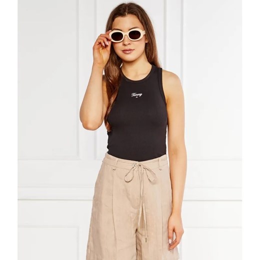 Tommy Jeans Top | Slim Fit ze sklepu Gomez Fashion Store w kategorii Bluzki damskie - zdjęcie 184325602