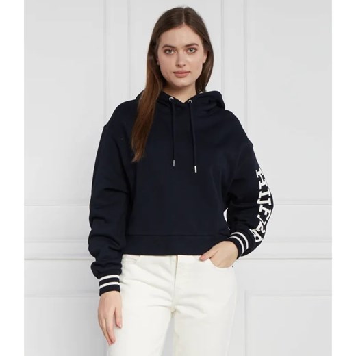 Tommy Hilfiger Bluza REG MONOTYPE SLV CROP HOODIE | Relaxed fit Tommy Hilfiger L okazja Gomez Fashion Store