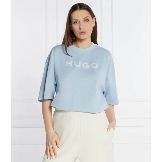 HUGO T-shirt Drisela | Oversize fit XS promocja Gomez Fashion Store