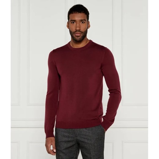 HUGO Wełniany sweter San Cedric | Regular Fit ze sklepu Gomez Fashion Store w kategorii Swetry męskie - zdjęcie 184325931