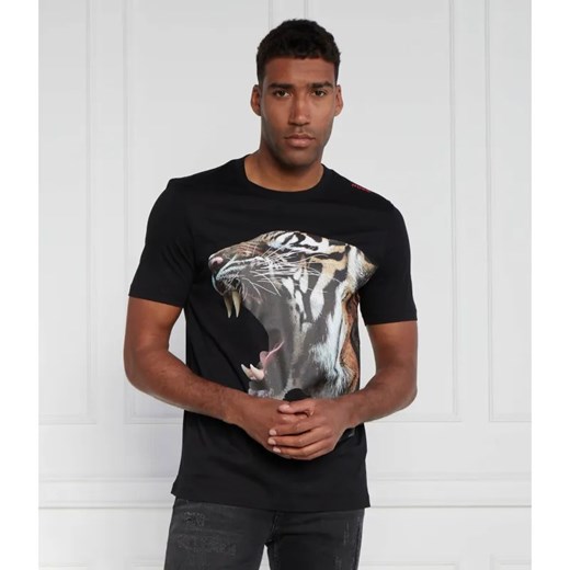 HUGO T-shirt Digre 10233396 01 | Regular Fit L okazja Gomez Fashion Store