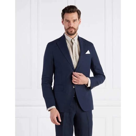 Oscar Jacobson Lniana marynarka | Regular Fit ze sklepu Gomez Fashion Store w kategorii Marynarki męskie - zdjęcie 184325983
