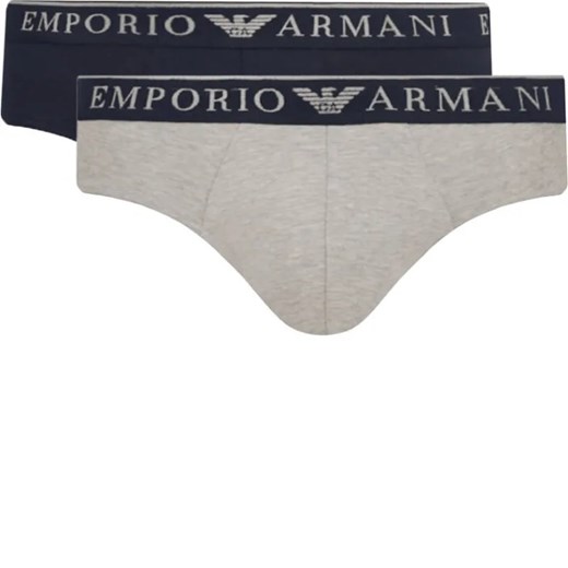 Emporio Armani Slipy 2-pack ze sklepu Gomez Fashion Store w kategorii Majtki męskie - zdjęcie 184326084