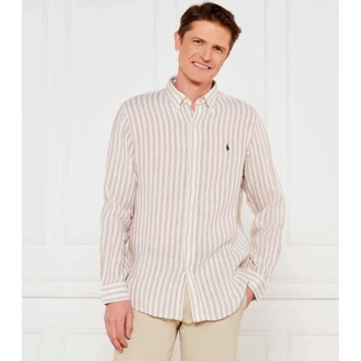 POLO RALPH LAUREN Lniana koszula | Custom fit ze sklepu Gomez Fashion Store w kategorii Koszule męskie - zdjęcie 184326133