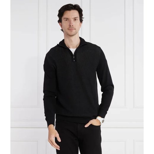 BOSS BLACK Wełniany sweter Ofilato | Regular Fit ze sklepu Gomez Fashion Store w kategorii Swetry męskie - zdjęcie 184326140