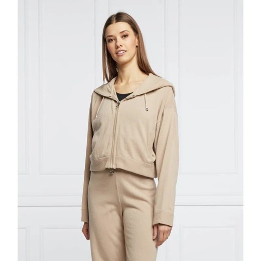 Juicy Couture Bluza | Cropped Fit | z dodatkiem wełny i kaszmiru ze sklepu Gomez Fashion Store w kategorii Bluzy damskie - zdjęcie 184326143