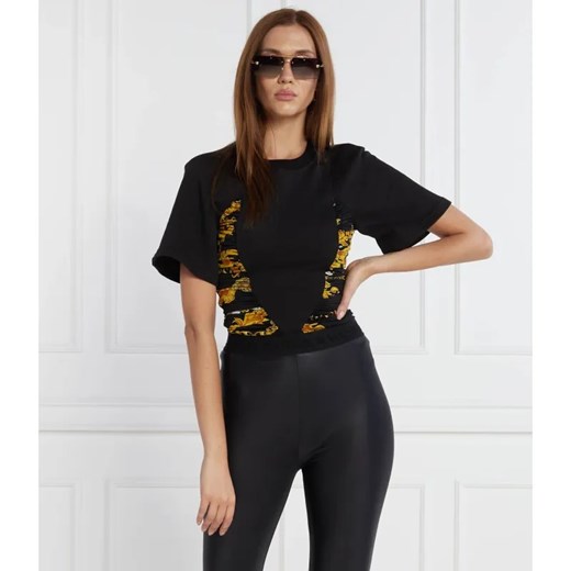 Versace Jeans Couture T-shirt | Regular Fit ze sklepu Gomez Fashion Store w kategorii Bluzki damskie - zdjęcie 184326160