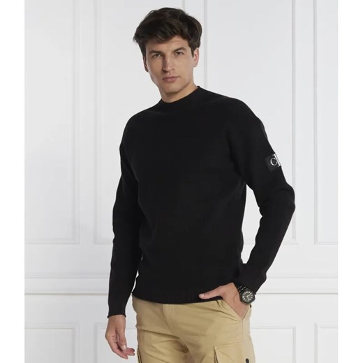 Calvin Klein Jeans Sweter | Regular Fit ze sklepu Gomez Fashion Store w kategorii Swetry męskie - zdjęcie 184326174