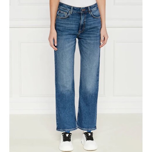 Hugo Blue Jeansy Elyah | Straight fit ze sklepu Gomez Fashion Store w kategorii Jeansy damskie - zdjęcie 184326252