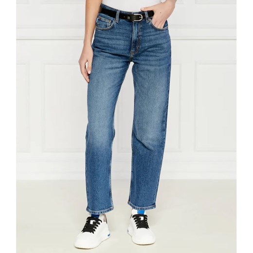 Hugo Blue Jeansy Elyah | Straight fit ze sklepu Gomez Fashion Store w kategorii Jeansy damskie - zdjęcie 184326253