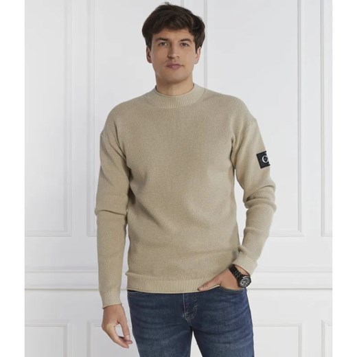 Calvin Klein Jeans Sweter | Regular Fit ze sklepu Gomez Fashion Store w kategorii Swetry męskie - zdjęcie 184326331