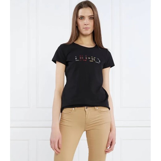 Liu Jo Sport T-shirt | Regular Fit ze sklepu Gomez Fashion Store w kategorii Bluzki damskie - zdjęcie 184326340