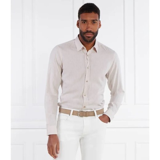 Joop! Jeans Lniana koszula Hanson2K-W | Regular Fit ze sklepu Gomez Fashion Store w kategorii Koszule męskie - zdjęcie 184326420
