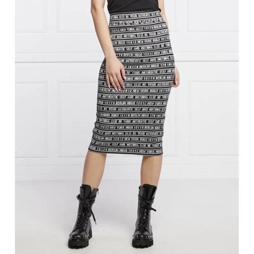 HUGO Spódnica Nadyenka | high waist ze sklepu Gomez Fashion Store w kategorii Spódnice - zdjęcie 184326463