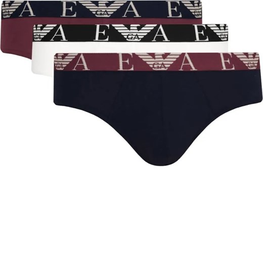 Emporio Armani Slipy 3-pack ze sklepu Gomez Fashion Store w kategorii Majtki męskie - zdjęcie 184326503